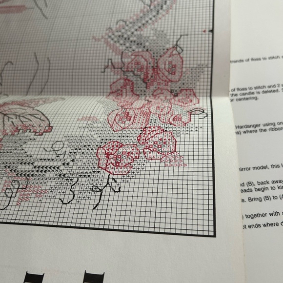 5/$25 Floral Heart Cross-Stitch Pattern 🪡 - Picture 5 of 7